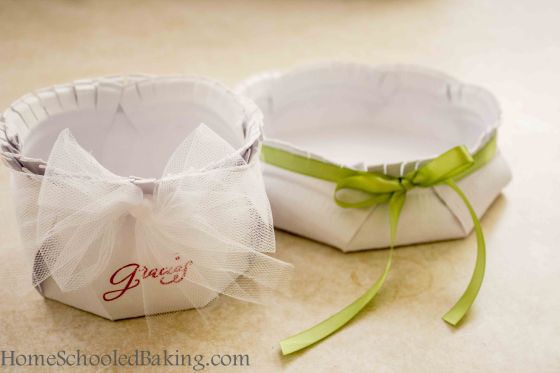 Paper Plate Gift Basket